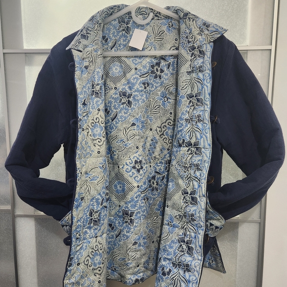 Coastal Projections Navy Blue Barn Jacket. - Picture 5 of 5